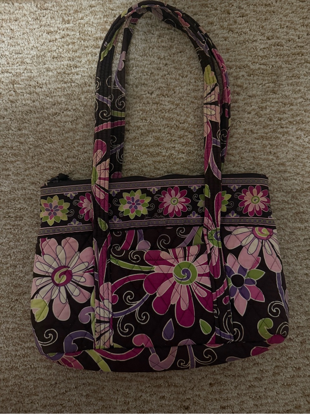Vera Bradley Tote Bag | Purple Punch